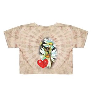 Boys Lie With Love Beige Tie Dye Tee